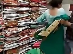 Indian saree opening in showroom