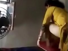cute indian aunti put off dressing after fucking